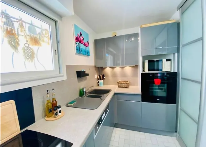 Apartman T3 Boheme Vue Imprenable Sur La Crique - Wifi - Vue Et Sète